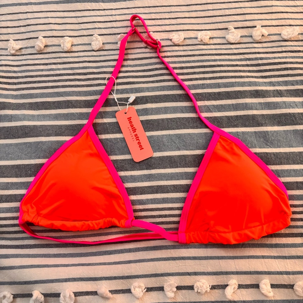 Pink and Orange Bikini